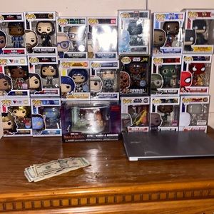 Funko pops for sail starting at 25 ask for price if interested